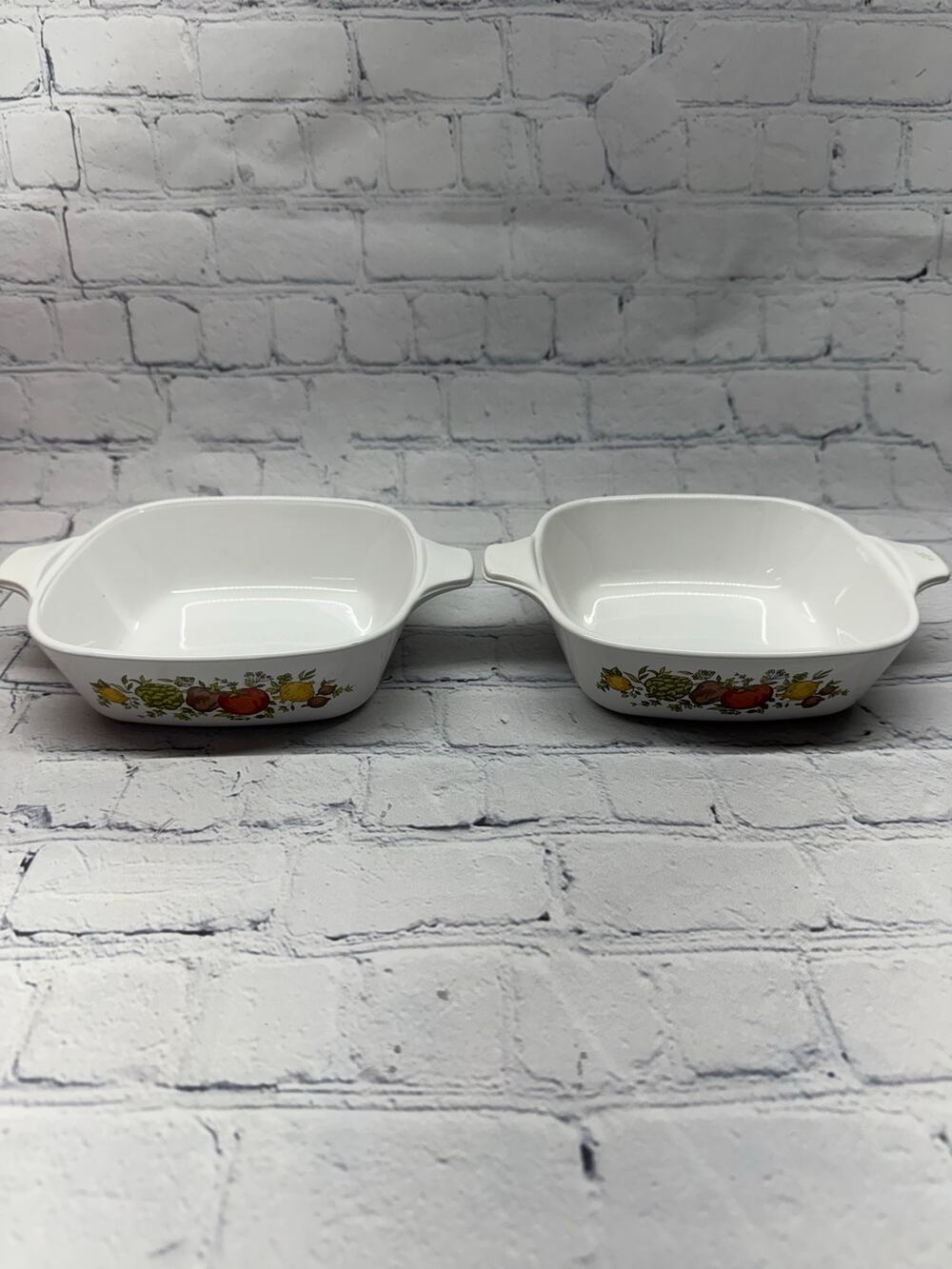 Corning Ware Spice of Life petit Set of 2 mini casserole dishes